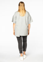 Shirt asymmetric ruffled - grey  - #3