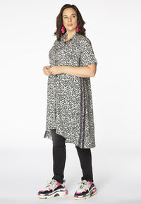 Blouse-dress BABY LEOPARD - black - #2
