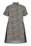 Blouse-dress BABY LEOPARD - black - #4