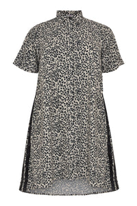 Blouse-dress BABY LEOPARD - black - #4