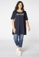 Tunic wide bottom RISE & SHINE - blue - #2