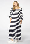 Dress wide STRIPE - white - #2