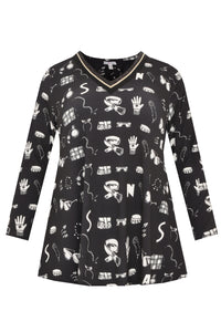 Tunic ACCESSORY flare - black - #4