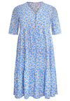 Dress frilled DAISY - blue - #4