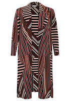 Cardigan plissé STRIPES - black  - #4