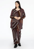 Tunic wide STRIPES - black  - #2