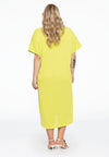 Dress wide COCOON - bright green - #3