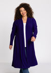Strickjacke dolce plisse - Violett
