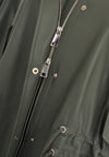 Coat wide silk leather - green - #5