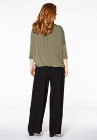 Tunic wide balloon DOLCE - green - #3