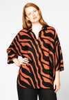 Blouse-shirt TIGER - orange 