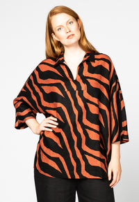 Blouse-shirt TIGER - orange - #1