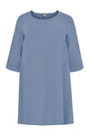 Tunic-blouse A-line LINEN - indigo