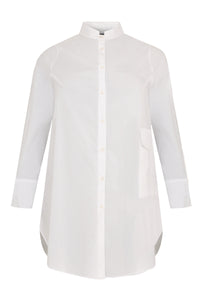 Blouse round bottom - white - #4