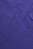 Shirt COTTON stretch pockets - purple  - #5