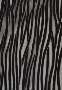 Jacket viscose stripe - black - #5