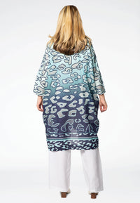 Blouse wide long LUGO - blue - #3