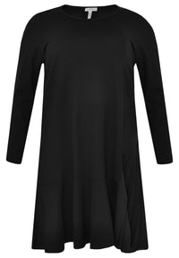 Dress plissé insert - black - #4