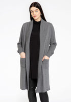 Cardigan rib collar - grey  - #1