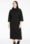 Kleid mit rollkragen stella - Schwarz