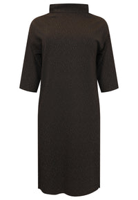 Dress turtle neck STELLA - black - #4