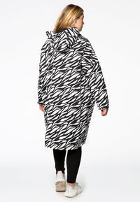 Wide raincoat ZEBRA - black - #3