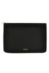 Clutch ruffle - Schwarz
