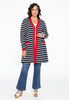 Cardigan red pockets BRETON - blue - #2