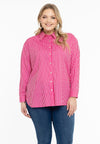 Blouse buttoned EQUAL STRIPE - pink