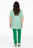 Tunic shoulder strings STRIPY - green  - #3