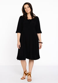 Dress wide neck DOLCE - black - #2