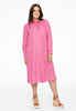 Blouse-dress long SMALL STRIPE - pink - #2