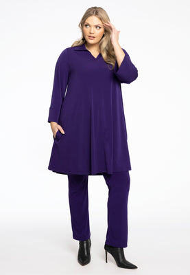 Tunic Swing collar DOLCE - purple  - #2