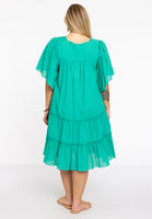 Dress flounces SOFT COTTON - green - #3