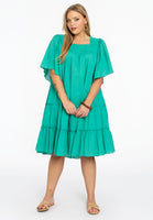 Dress flounces SOFT COTTON - green - #2