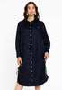 Blouse dress LINEN - blue