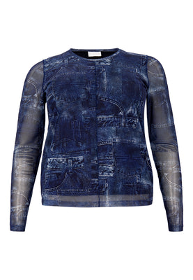 Shirt DENIM MOUSSE - blue - #4