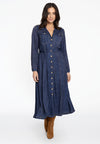 Dress long DENIM DOLCE - blue