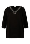 Tunic strass LINEN - black 