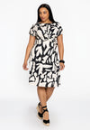 Kleid mit knoten lini - ekrü