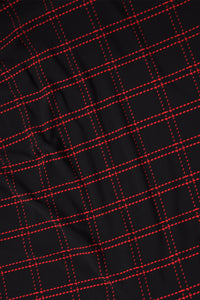Tunic CHECK wide bottom - black - #5