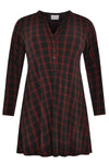 Tunic CHECK wide bottom - black - #4