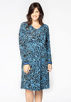 Dress TIGER - blue