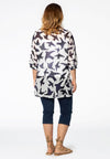 Tunic buttoned BIRDS - white - #3