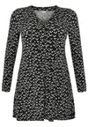 Cardigan wide bottom VENCE - black - #4