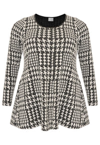 Tunic flare CHECK - black - #4