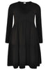 Dress frill ORGANIC COTTON - black - #4