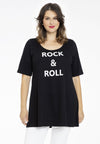 Tunic flare Rock & Roll - black 