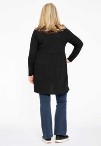 Tunic with buttons SILVER CRUSH - black - #3