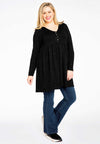 Tunic with buttons SILVER CRUSH - black - #2